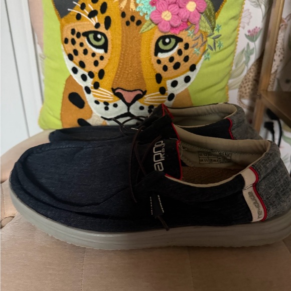 Hey Dude Other - Hey Dude Navy and Gray Lightweight Slip-On Sneakers